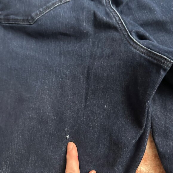 Talbots Flawless Pull-On Jegging 22WP Dark Wash Stretch Denim Comfort Everyday - Picture 9 of 11